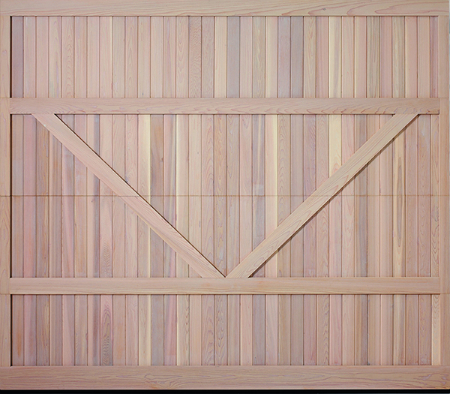 Amarr Amarr by Design garage door, Sutcliff design in Incense Cedar