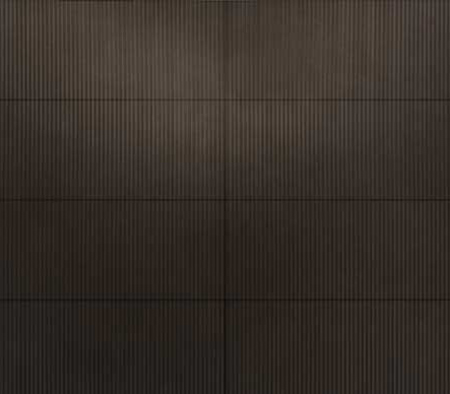 Amarr Foundry Reserve garage door, Pantheon design in Satin Graphite